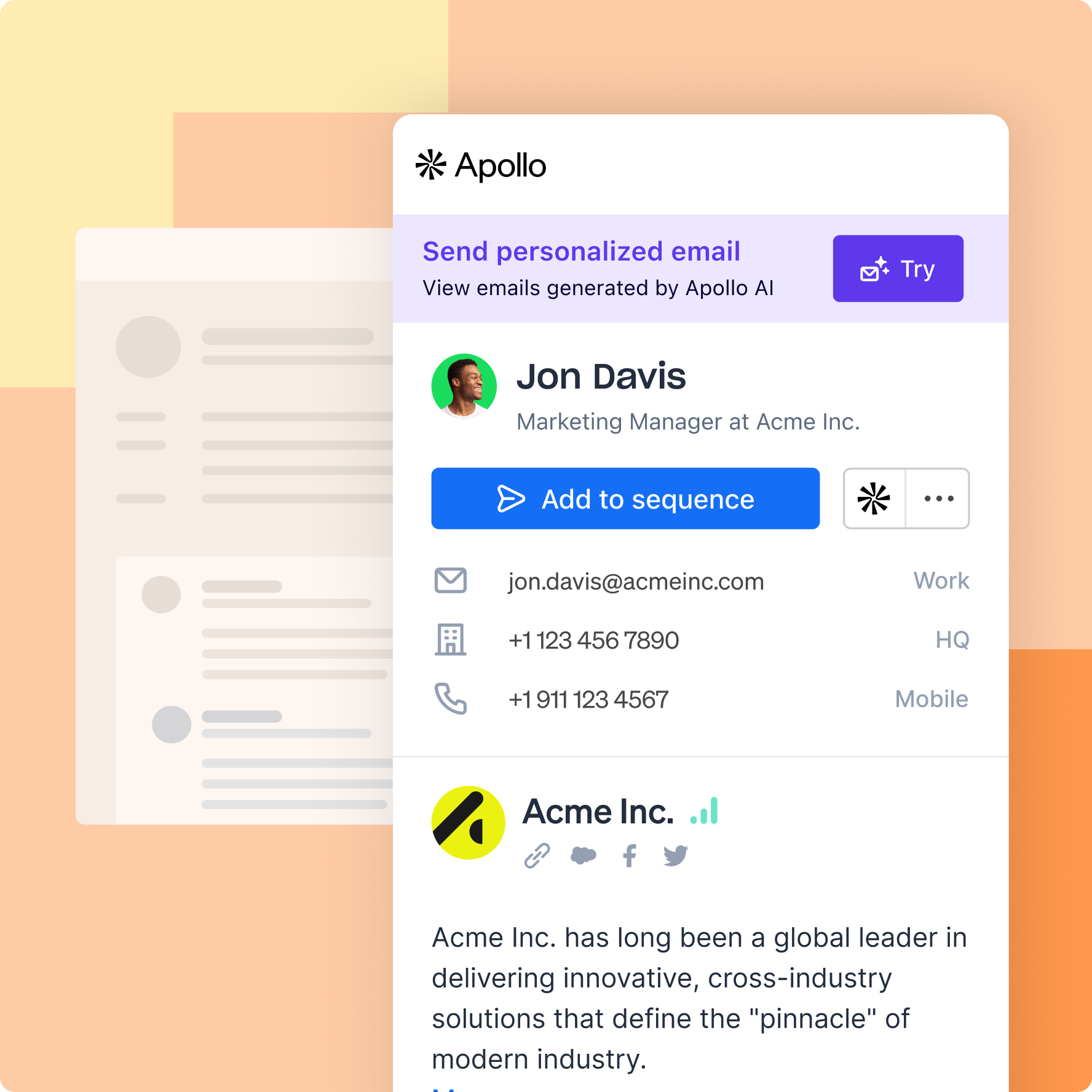 Illustration for Find the right leads at the right time