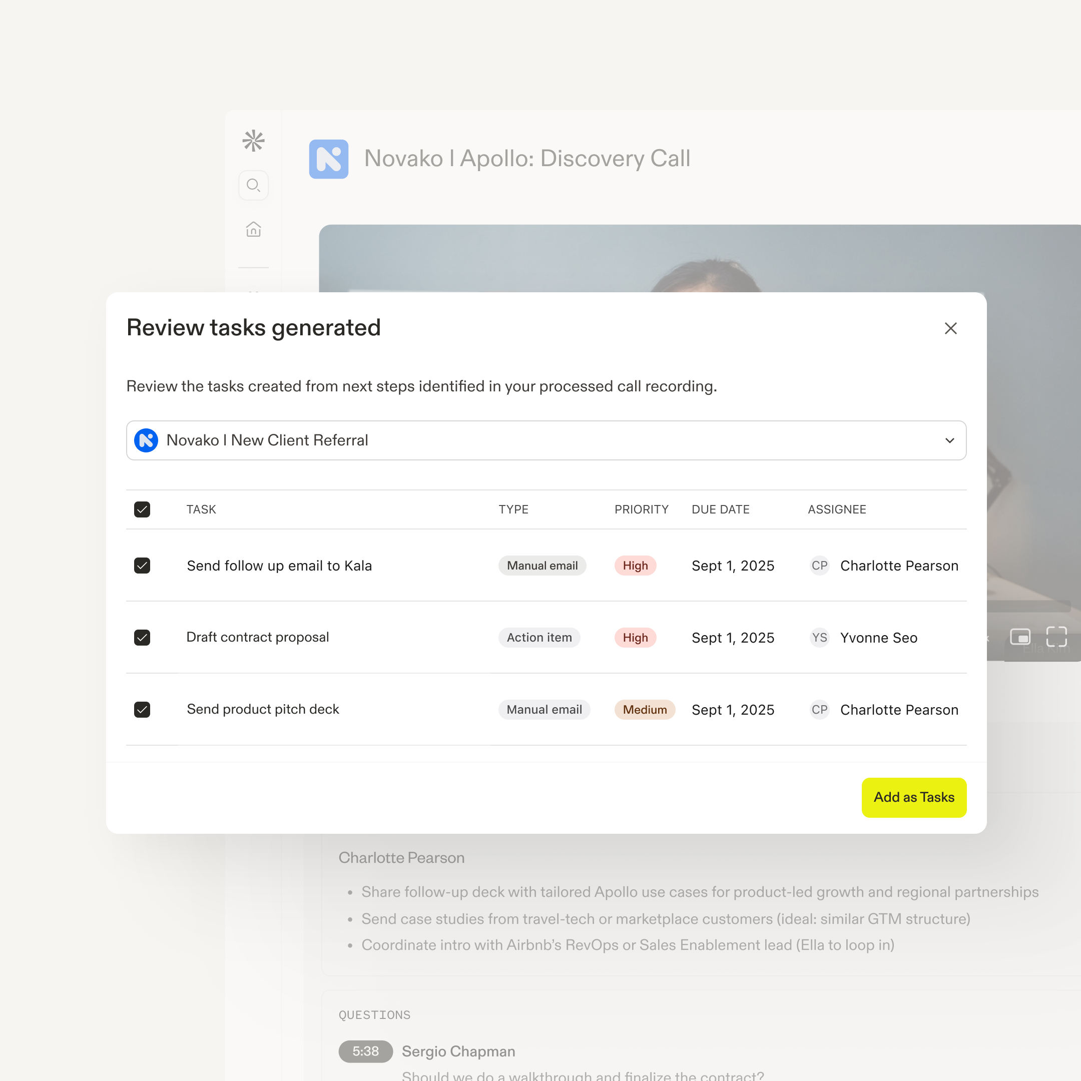 Put meeting follow-up on autopilot