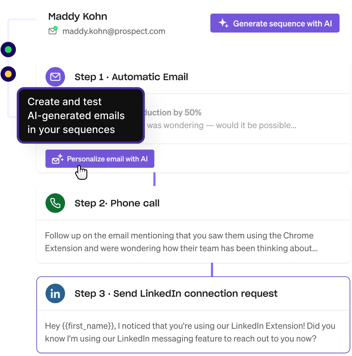Engage product interface showcase
