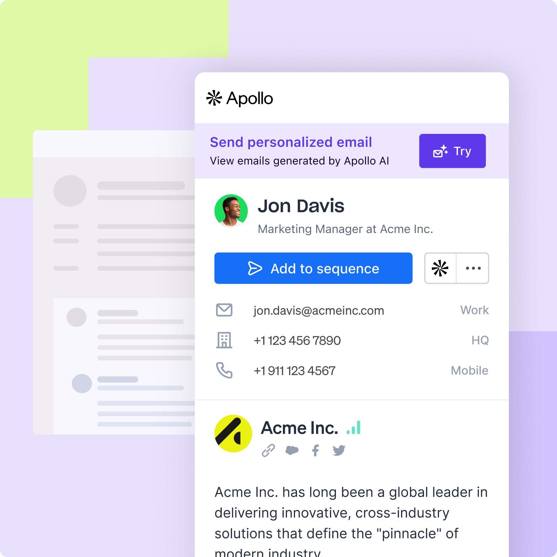 Illustration for Find the right leads at the right time