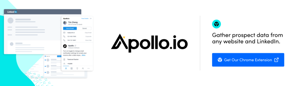 Apollo Chrome extension