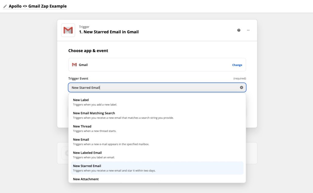Gmail example